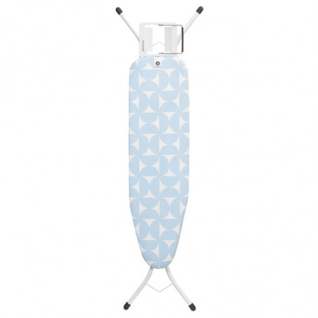 Τραπέζι σιδερώματος Brabantia A 1005615, 110x30 cm, 7 θέσεις ρύθμισης, Βάση για σίδερο, γαλάζιο χρώμα