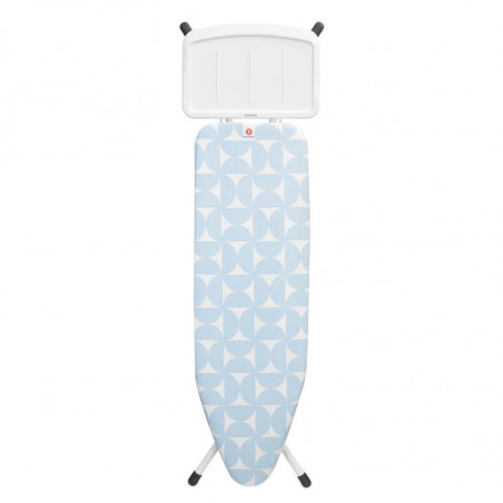 Τραπέζι σιδερώματος Brabantia B 1005619, 124x38 cm, 7 θέσεις ρύθμισης, υποδοχή γεννήτριας ατμού, γαλάζιο χρώμα