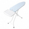 Τραπέζι σιδερώματος Brabantia B 1005619, 124x38 cm, 7 θέσεις ρύθμισης, υποδοχή γεννήτριας ατμού, γαλάζιο χρώμα