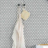 Σετ 2 κρεμάστρων Brabantia MindSet 1005680, Ορυκτή επίστρωση, Περιλαμβάνεται σετ τοποθέτησης, Μέχρι 2 kg, Σκούρο γκρι