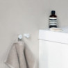 Σετ 2 κρεμάστρων Brabantia MindSet 1005681, Ορυκτής επίστρωσης, Περιλαμβάνεται σετ τοποθέτησης, Μέχρι 2 kg, Λευκό