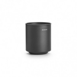 Brabantia MindSet υποδοχή οδοντόβουρτσας 1005684, Εύκολος καθαρισμός, Μεγάλο άνοιγμα, Ορυκτή επίστρωση, Σκούρο γκρι