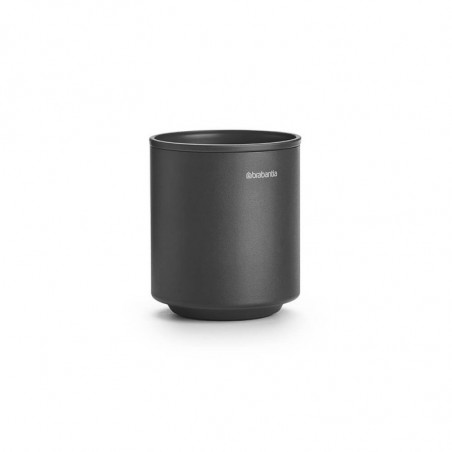 Brabantia MindSet υποδοχή οδοντόβουρτσας 1005684, Εύκολος καθαρισμός, Μεγάλο άνοιγμα, Ορυκτή επίστρωση, Σκούρο γκρι