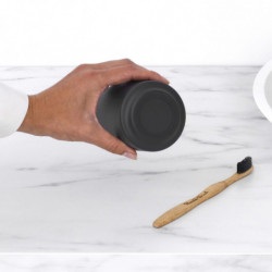 Brabantia MindSet υποδοχή οδοντόβουρτσας 1005684, Εύκολος καθαρισμός, Μεγάλο άνοιγμα, Ορυκτή επίστρωση, Σκούρο γκρι