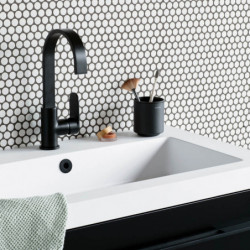 Brabantia MindSet υποδοχή οδοντόβουρτσας 1005684, Εύκολος καθαρισμός, Μεγάλο άνοιγμα, Ορυκτή επίστρωση, Σκούρο γκρι
