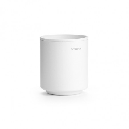 Brabantia MindSet υποδοχή οδοντόβουρτσας 1005685, Εύκολος καθαρισμός, Μεγάλο άνοιγμα, Ορυκτή επίστρωση, Λευκό