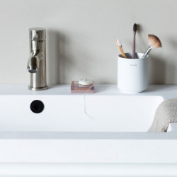 Brabantia MindSet υποδοχή οδοντόβουρτσας 1005685, Εύκολος καθαρισμός, Μεγάλο άνοιγμα, Ορυκτή επίστρωση, Λευκό