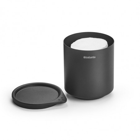 Κουτί αξεσουάρ μπάνιου Brabantia MindSet Mineral 1005686, Αντιολισθητική βάση, Φινίρισμα Mineral, Γκρι