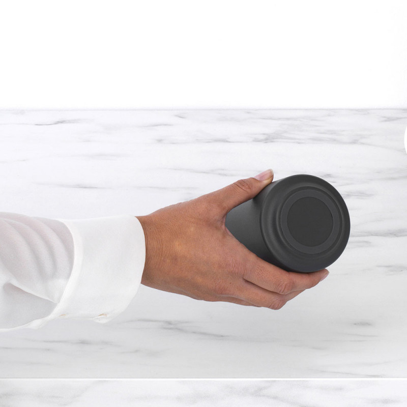 Κουτί αξεσουάρ μπάνιου Brabantia MindSet Mineral 1005686, Αντιολισθητική βάση, Φινίρισμα Mineral, Γκρι