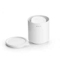 Κουτί αξεσουάρ μπάνιου Brabantia MindSet Mineral 1005687, Αντιολισθητική βάση, Ορυκτό φινίρισμα, Λευκό