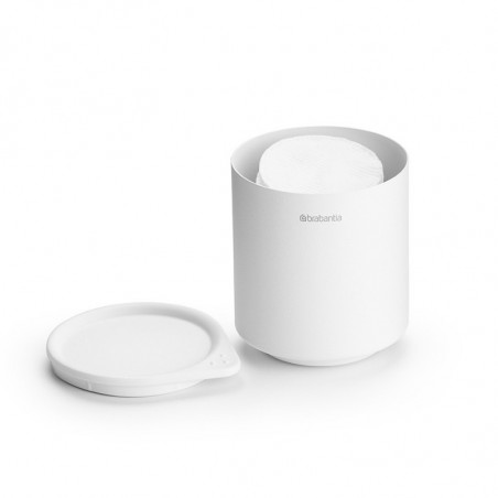 Κουτί αξεσουάρ μπάνιου Brabantia MindSet Mineral 1005687, Αντιολισθητική βάση, Ορυκτό φινίρισμα, Λευκό