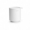 Κουτί αξεσουάρ μπάνιου Brabantia MindSet Mineral 1005687, Αντιολισθητική βάση, Ορυκτό φινίρισμα, Λευκό