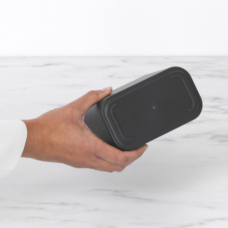 Brabantia MindSet 1005688, Ορυκτέλαιο με επικάλυψη, Καπάκι με περιστρεφόμενο καπάκι, Σκούρο γκρι