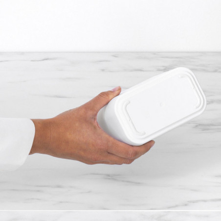 Brabantia MindSet 1005689, με μεταλλική επίστρωση, με περιστρεφόμενο καπάκι, Λευκό