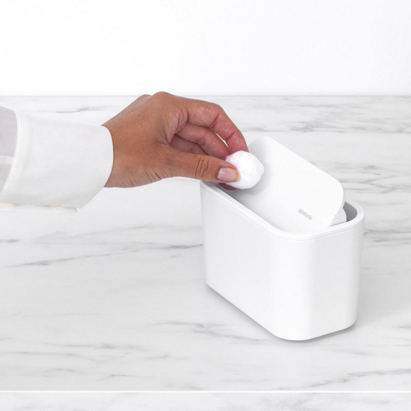 Brabantia MindSet 1005689, με μεταλλική επίστρωση, με περιστρεφόμενο καπάκι, Λευκό