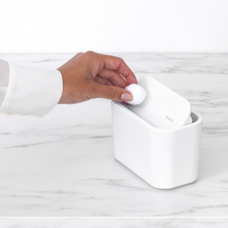 Brabantia MindSet 1005689, με μεταλλική επίστρωση, με περιστρεφόμενο καπάκι, Λευκό