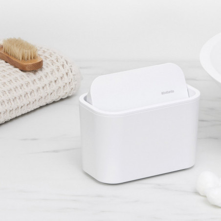 Brabantia MindSet 1005689, με μεταλλική επίστρωση, με περιστρεφόμενο καπάκι, Λευκό