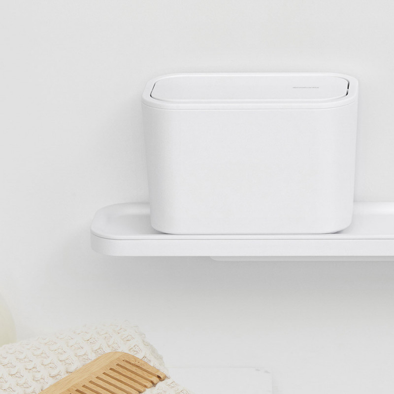 Brabantia MindSet 1005689, με μεταλλική επίστρωση, με περιστρεφόμενο καπάκι, Λευκό