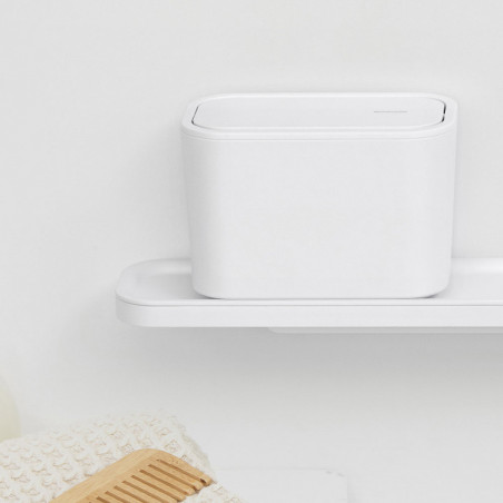 Brabantia MindSet 1005689, με μεταλλική επίστρωση, με περιστρεφόμενο καπάκι, Λευκό