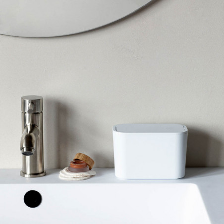 Brabantia MindSet 1005689, με μεταλλική επίστρωση, με περιστρεφόμενο καπάκι, Λευκό