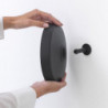 Καθρέφτης τοίχου Brabantia MindSet Mineral 1005690, 5x μεγέθυνση, Μαγνητική βάση, Ανθεκτικό στη διάβρωση, Ορυκτή επίστρωση, Γκρι