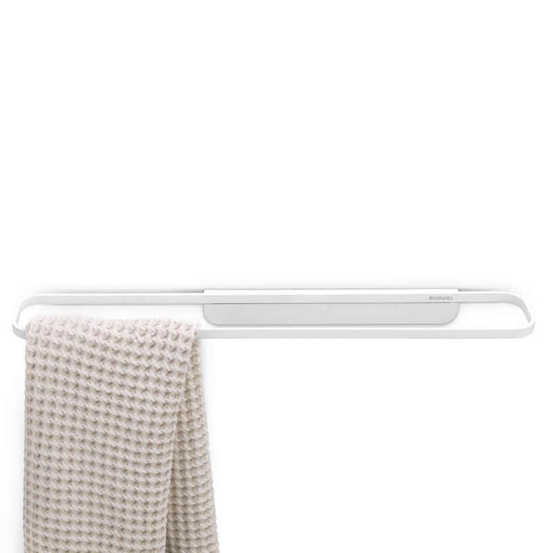 Brabantia MindSet κάτοχος πετσέτας 1005695, με ορυκτή επικάλυψη, περιλαμβάνεται σετ τοποθέτησης, έως 2 kg, λευκό