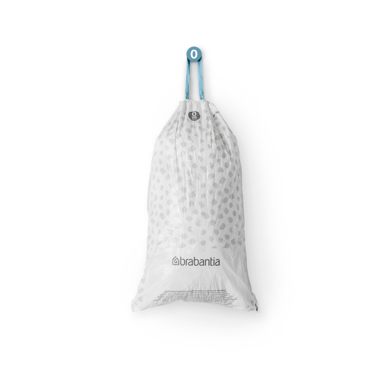 Σακούλες απορριμμάτων Brabantia PerfectFit FlatBack+/Bo 1006073, Μέγεθος O, 30 l, 40 τεμάχια, Λευκό