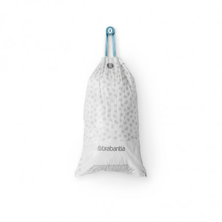 Σακούλες απορριμμάτων Brabantia PerfectFit FlatBack+/Bo 1006073, Μέγεθος O, 30 l, 40 τεμάχια, Λευκό