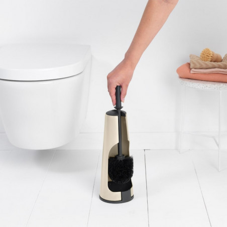 Βούρτσα τουαλέτας Brabantia ReNew 1006277, 42 cm, Διακριτικός σχεδιασμός, Μπεζ