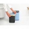 Κάδος Brabantia Bo Small 1006626, 4 L, Ομαλό και αθόρυβο άνοιγμα, Αντιολισθητική βάση, Μπλε ανοιχτόχρωμο