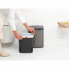 Κάδος Brabantia Bo Small 1006628, 7 L, Ομαλό και αθόρυβο άνοιγμα, Αντιολισθητική βάση, Γκρι