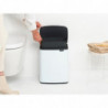 Κάδος Brabantia Bo Small 1006633, 12 l, Αθόρυβο και ομαλό άνοιγμα, Αντιολισθητική βάση, Λευκό