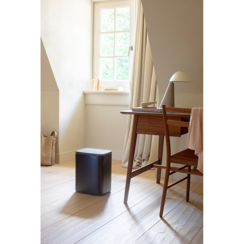 Κάδος Brabantia Bo Small 1006635, 12 l, Αθόρυβο και ομαλό άνοιγμα, Αντιολισθητική βάση, Μαύρο