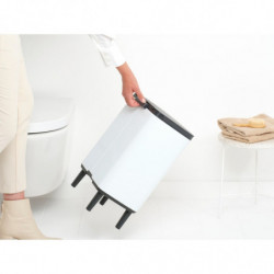 Κάδος Brabantia Bo Small Hi 1006647, 12 l, Ομαλό και αθόρυβο άνοιγμα, Αντιολισθητική βάση, Λευκό