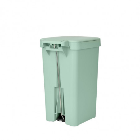 Κάδος απορριμμάτων με πεντάλ Brabantia StepUp 1008481, 16 L, Οικολογικά υλικά, Μεγάλο άνοιγμα, Ανοιχτό πράσινο