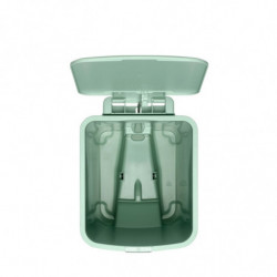 Κάδος απορριμμάτων με πεντάλ Brabantia StepUp 1008481, 16 L, Οικολογικά υλικά, Μεγάλο άνοιγμα, Ανοιχτό πράσινο