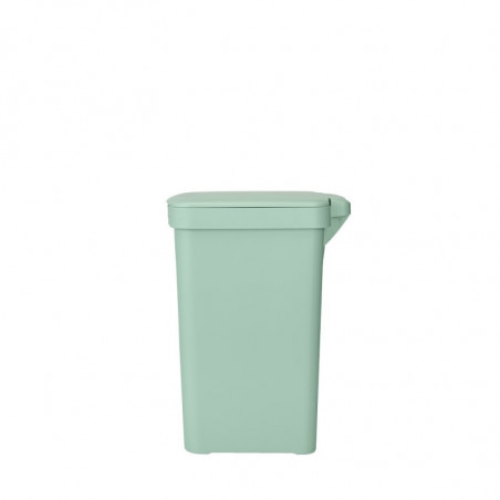 Κάδος απορριμμάτων με πεντάλ Brabantia StepUp 1008481, 16 L, Οικολογικά υλικά, Μεγάλο άνοιγμα, Ανοιχτό πράσινο