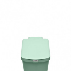 Κάδος απορριμμάτων με πεντάλ Brabantia StepUp 1008484, 25 L, Οικολογικά υλικά, Μεγάλο άνοιγμα, Ανοιχτό πράσινο