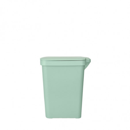 Κάδος απορριμμάτων με πεντάλ Brabantia StepUp 1008484, 25 L, Οικολογικά υλικά, Μεγάλο άνοιγμα, Ανοιχτό πράσινο