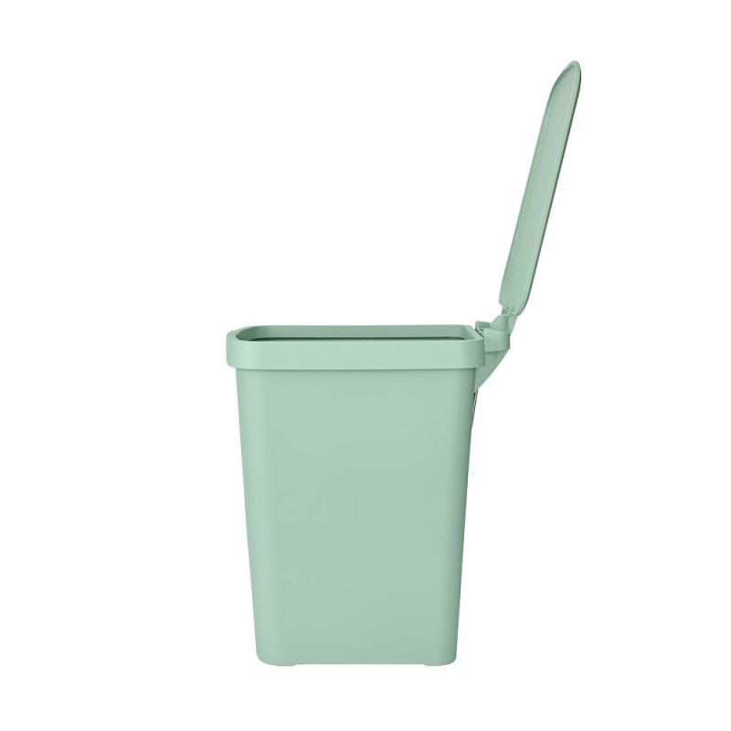 Κάδος απορριμμάτων με πεντάλ Brabantia StepUp 1008484, 25 L, Οικολογικά υλικά, Μεγάλο άνοιγμα, Ανοιχτό πράσινο
