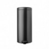 Κάδος με πεντάλ Brabantia NewIcon 1008850, 30 l, Μαλακό κλείσιμο, Αντιολισθητική βάση, Σκούρο γκρι