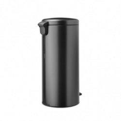 Κάδος με πεντάλ Brabantia NewIcon 1008850, 30 l, Μαλακό κλείσιμο, Αντιολισθητική βάση, Σκούρο γκρι