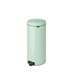 Κάδος με πεντάλ Brabantia NewIcon 1008851, 30 l, Εύκολο κλείσιμο, Αντιολισθητική βάση, Ανοιχτό πράσινο