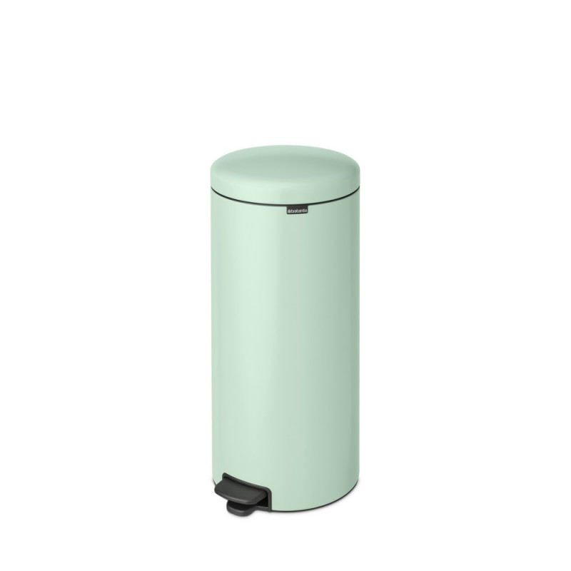 Κάδος με πεντάλ Brabantia NewIcon 1008851, 30 l, Εύκολο κλείσιμο, Αντιολισθητική βάση, Ανοιχτό πράσινο