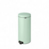 Κάδος με πεντάλ Brabantia NewIcon 1008851, 30 l, Εύκολο κλείσιμο, Αντιολισθητική βάση, Ανοιχτό πράσινο