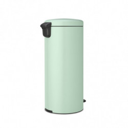 Κάδος με πεντάλ Brabantia NewIcon 1008851, 30 l, Εύκολο κλείσιμο, Αντιολισθητική βάση, Ανοιχτό πράσινο