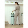Κάδος με πεντάλ Brabantia NewIcon 1008851, 30 l, Εύκολο κλείσιμο, Αντιολισθητική βάση, Ανοιχτό πράσινο