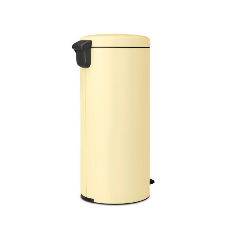 Κάδος απορριμμάτων με πεντάλ Brabantia NewIcon 1008852, 30 l, Εύκολο κλείσιμο, Αντιολισθητική βάση, Κίτρινο