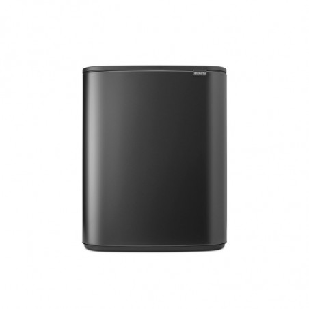 Κάδος Brabantia Bo Touch 1008858, 60 l, Ομαλό και αθόρυβο άνοιγμα, Μεγάλο άνοιγμα, Γκρι