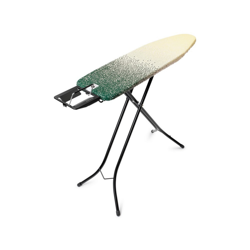 Τραπέζι σιδερώματος Brabantia A 1008891, 110x30 cm, 7 θέσεις ρύθμισης, υποδοχή σίδερου, κίτρινο/πράσινο
